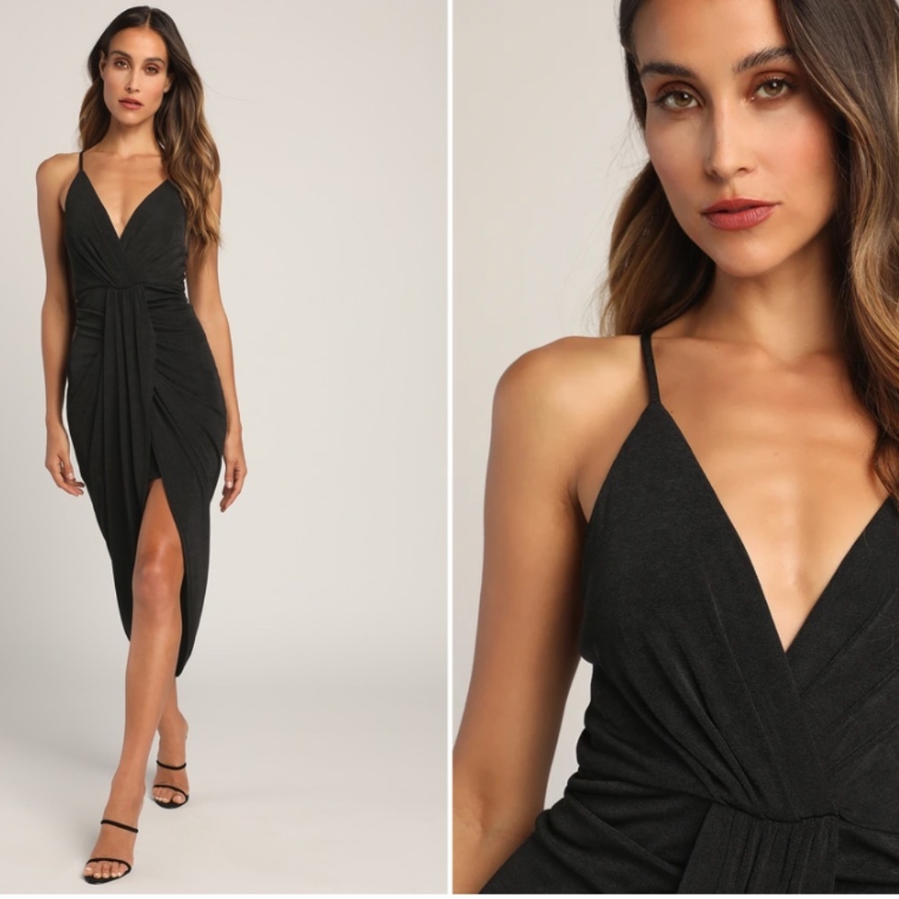LULUS Prom Wedding Elegant Sexy Classy Formal Event Midi Dress NWOT